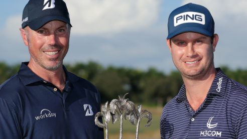 Matt Kuchar and Harris English storm to nine-stroke lead at QBE Shootout