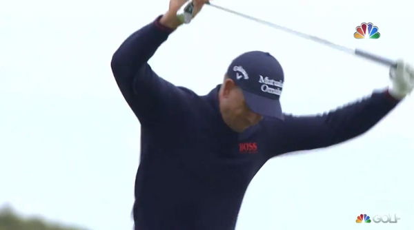 WATCH: Henrik Stenson shanks golf shot at The Open, then snaps club