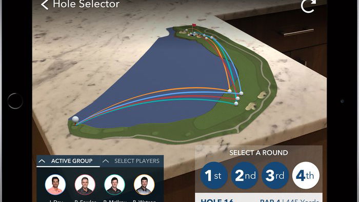 PGA Tour launch augmented reality app for iPhone and iPad