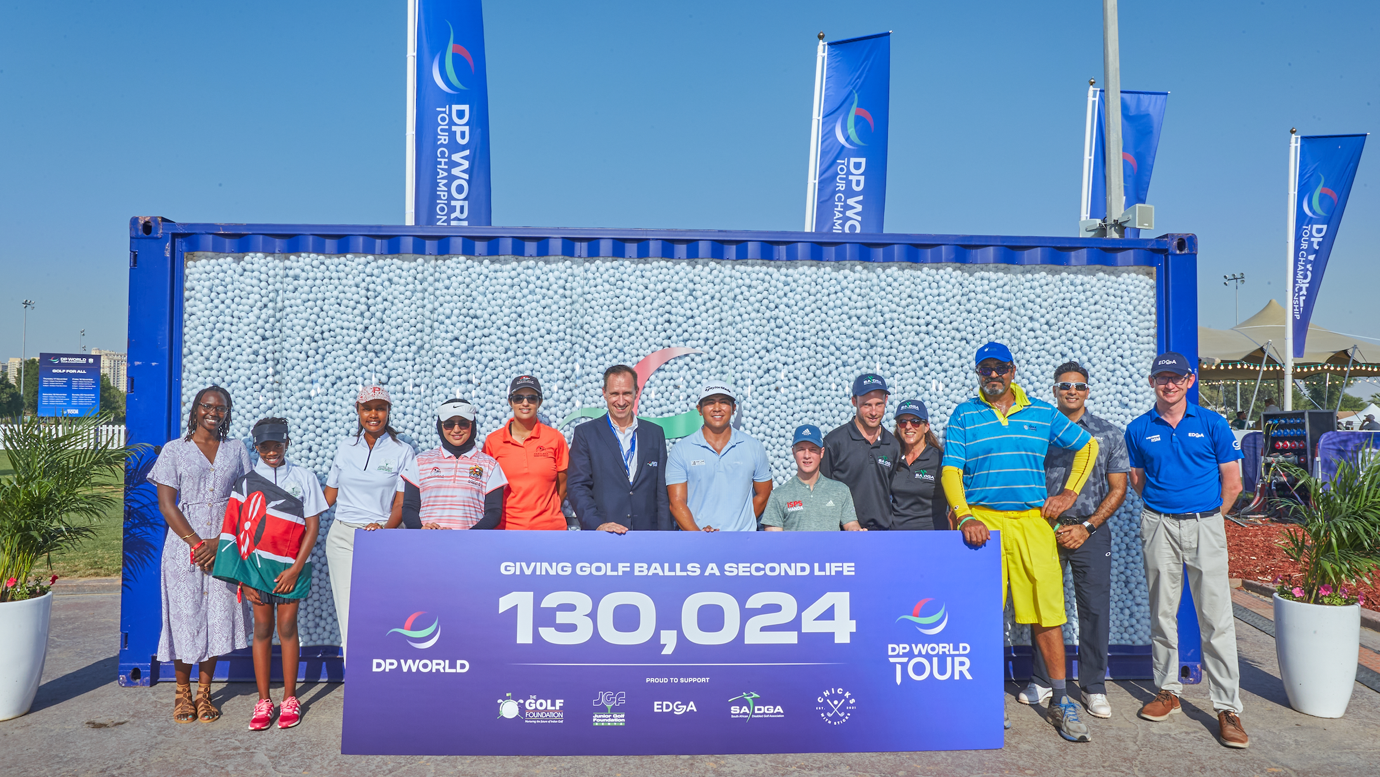 DP World Golf Ball Container completes global journey