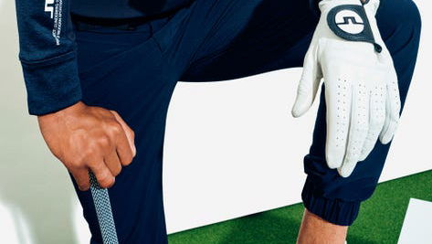 J.LINDEBERG GOLF TROUSERS - CUFFED JOGGER PANT