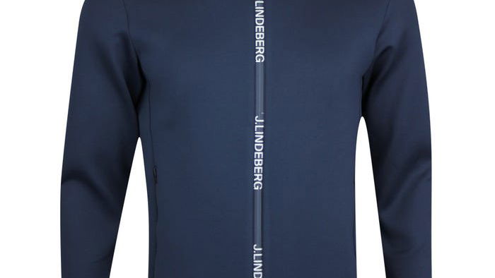 J.LINDEBERG GOLF MID-LAYER - OLEG HOODIE FZ