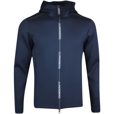 J.LINDEBERG GOLF MID-LAYER - OLEG HOODIE FZ