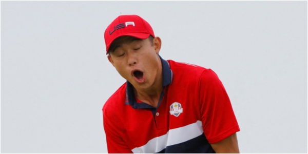 Collin Morikawa misreads a putt SO BADLY he perplexes commentators