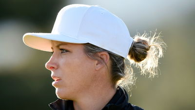 LPGA pro Mel Reid BLASTS setup of TaylorMade charity skins game