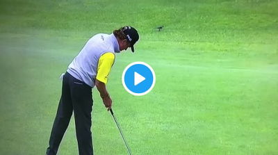 WATCH: Miguel Angel Jimenez wins with sunnies under his PING cap!