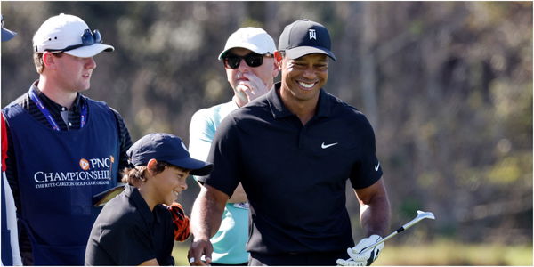 Tiger Woods and Charlie Woods: The best shot tracers from the PNC Championship