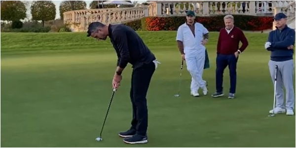 "Howzat!": Cricket legend Kevin Pietersen shoots his first ever UNDER PAR round