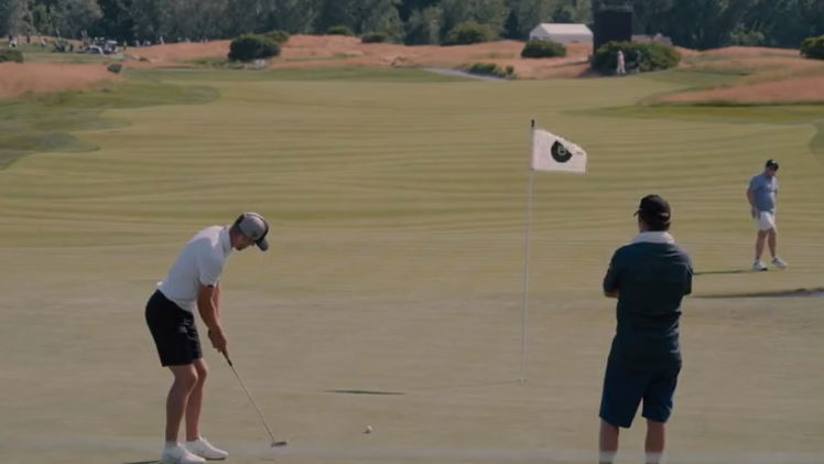 WATCH: Harry Kane sinks stunning 18-foot birdie putt at Icons Series