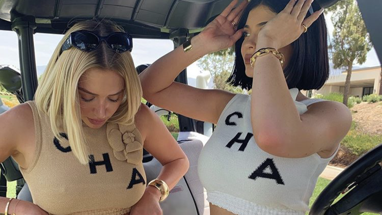 Kylie Jenner golf fail