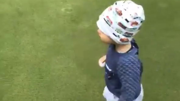 WATCH: PGA Tour pro's son throws daddy's last ball in the lake! 