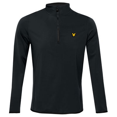 LYLE & SCOTT TECH ZIP NECK GOLF SWEATER