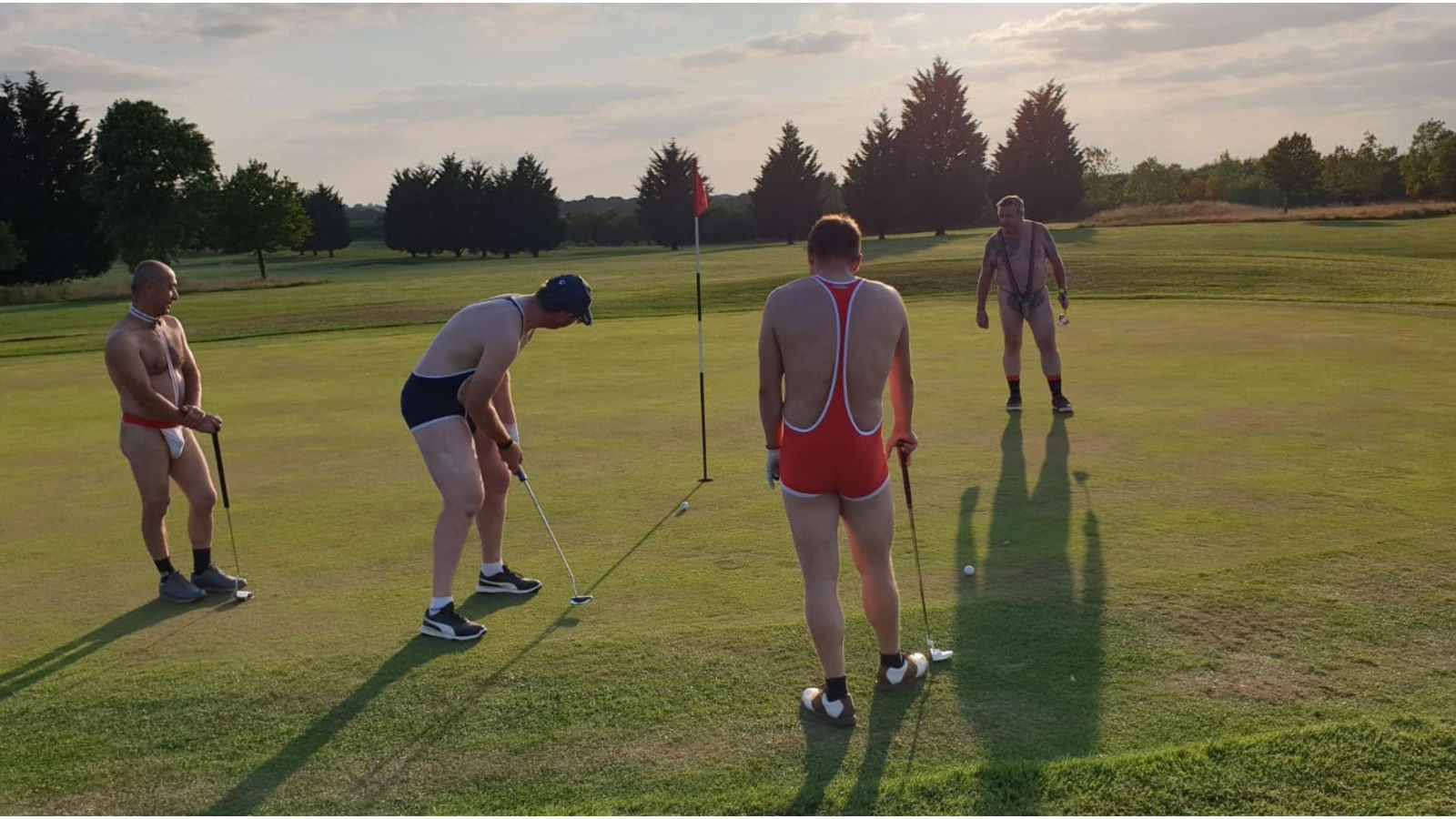 These golfers tackled the MANKINI GOLF CHALLENGE to raise money for charity 
