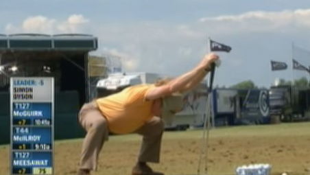 miguel angel jimenez awesome warm up routine