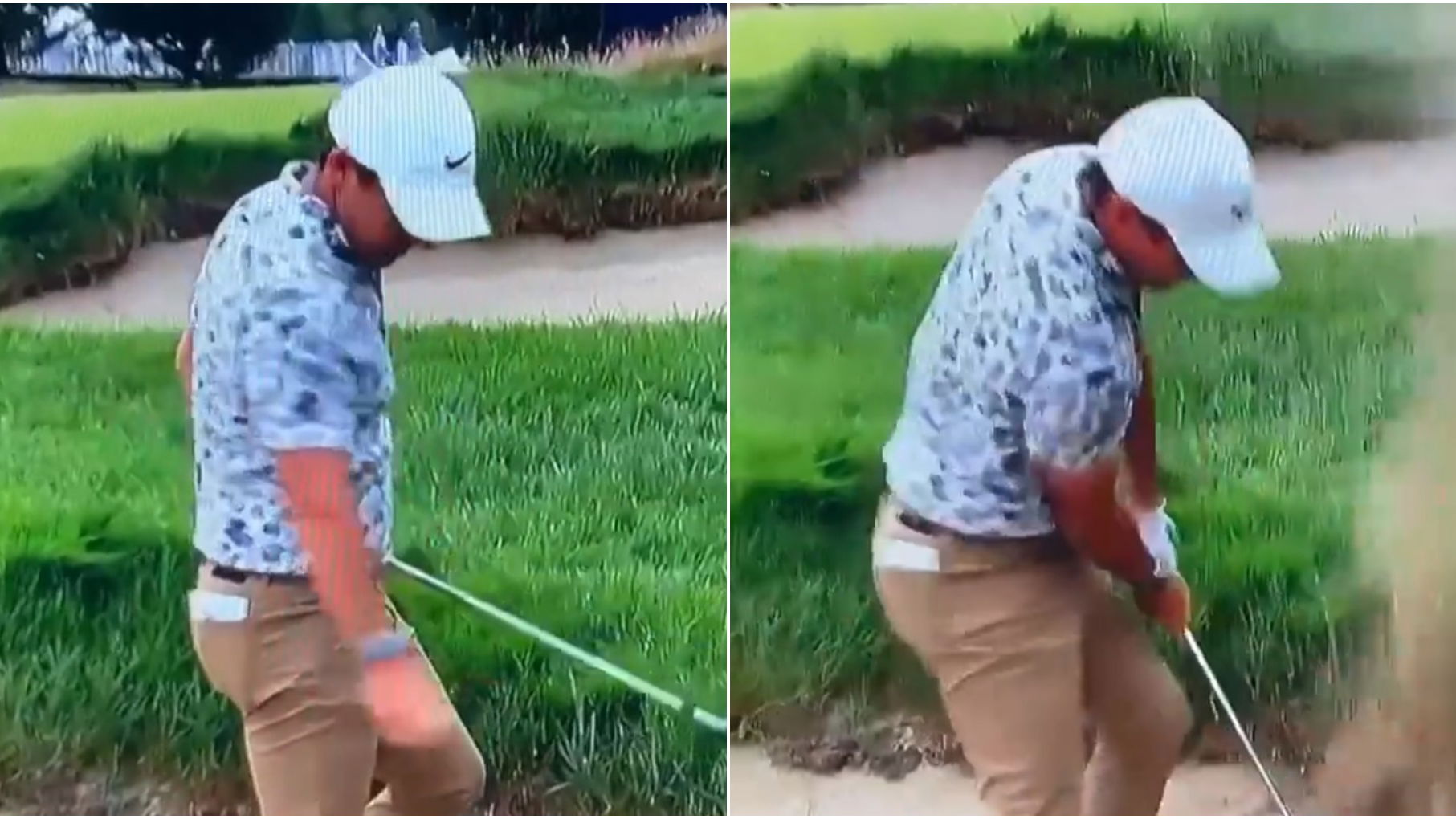 Rory McIlroy rages in bunker at US Open before making incredible par