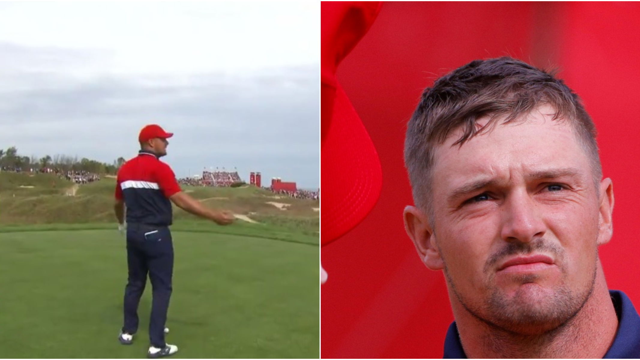 DeChambeau tells Ryder Cup fans: "Relax guys I'm still going for the green"