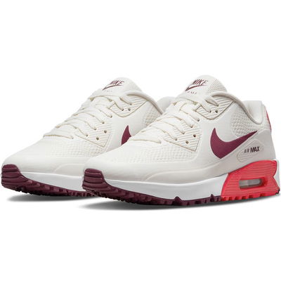 AIR MAX 90 G - SAIL - FUSION RED GOLF SHOES