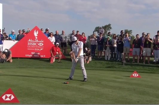 13-year-old beats dustin johnson and tommy fleetwood in beat the pro challenge