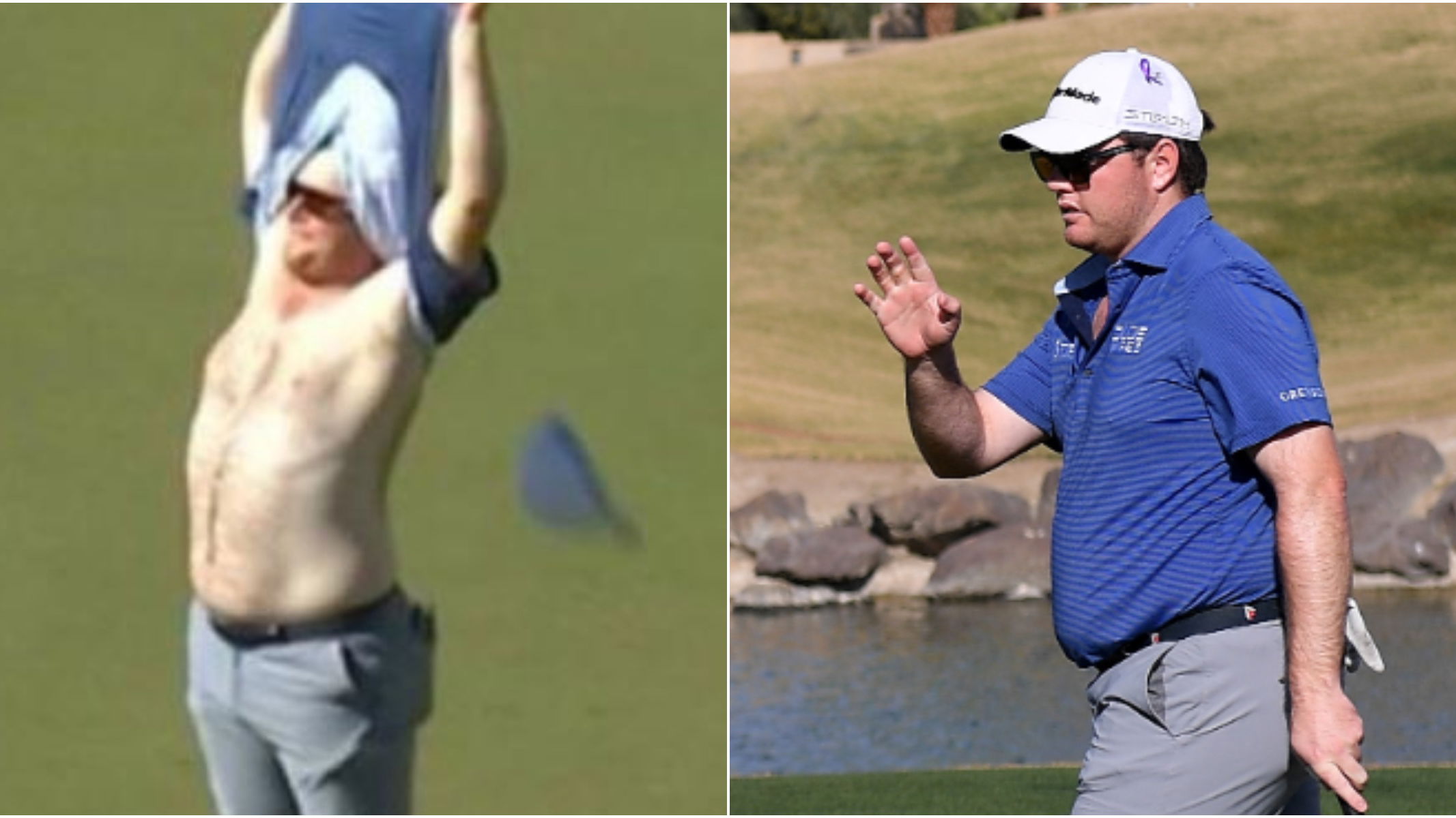 Harry Higgs: I know I shouldn't lift up my shirt on national television