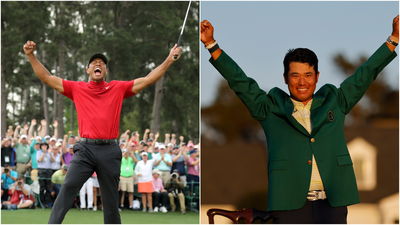 Tiger Woods salutes Hideki Matsuyama after "historical" Masters victory