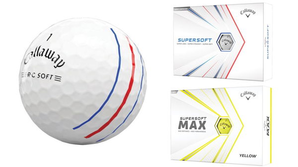 Callaway Golf introduces new ERC Soft, Supersoft and Supsersoft Max golf balls