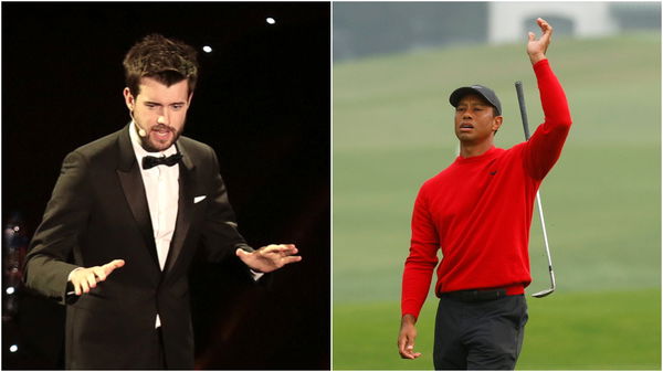 Jack Whitehall makes "OUT OF ORDER" Tiger Woods dig at The Brits