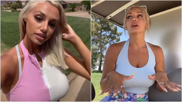 Meet the CHEEKY golf cart girl taking TikTok by storm!