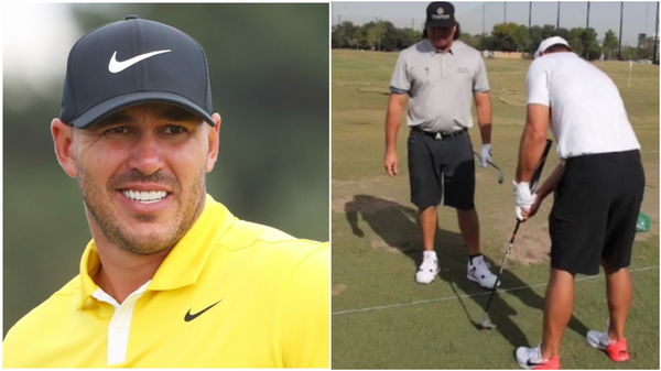 Brooks Koepka tries ARMLOCK PUTTER on PGA Tour days before Bryson DeChambeau tie