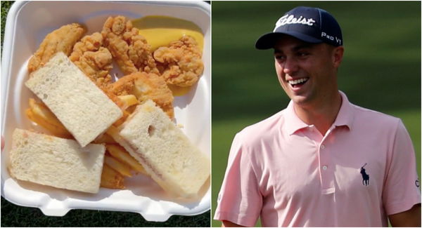 Justin Thomas shows HILARIOUS LUNCH choice at PNC Championship