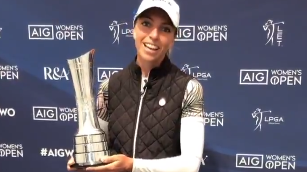 Sophia Popov lands historic victory at AIG Women's British Open