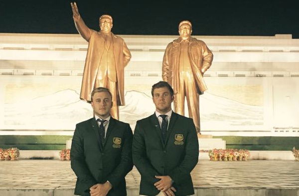 australian pranksters play their way into north korea championship