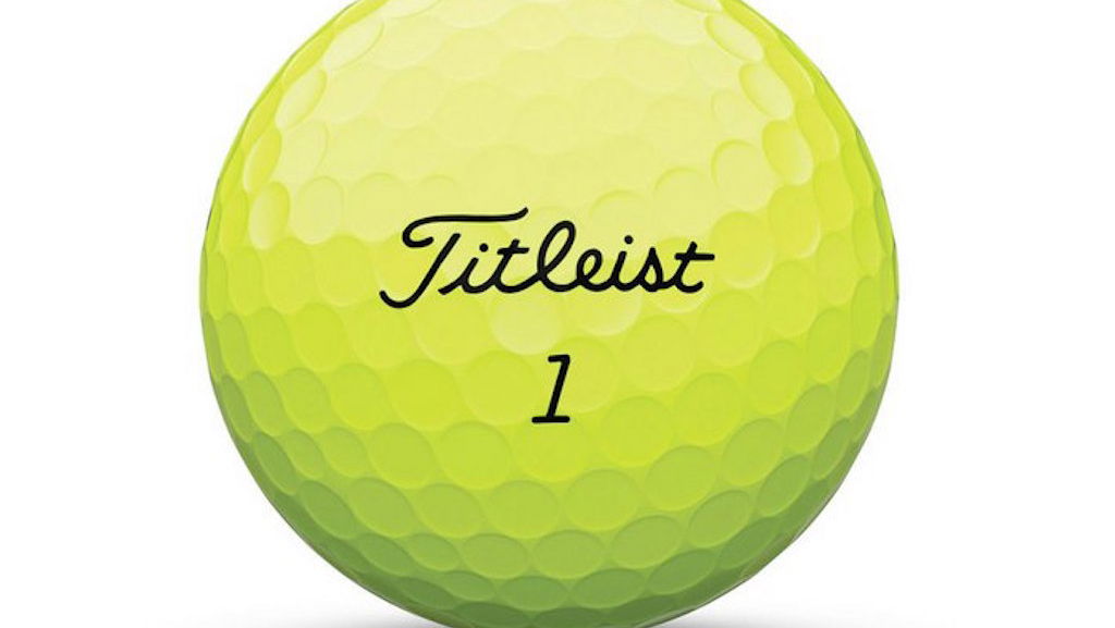 Titleist manager confirms yellow Pro V1 and Pro V1x balls for 2019
