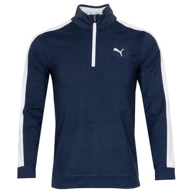 PUMA CLOUDSPUN T7 ZIP NECK SWEATER