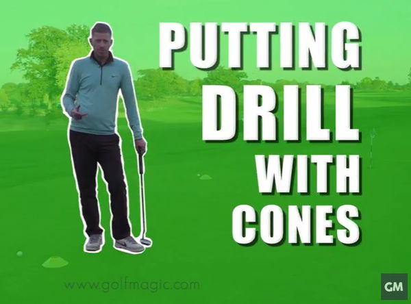 best putting drill with cones