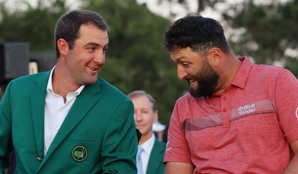 Jon Rahm and Scottie Scheffler play their OUT card at Wells Fargo Championship