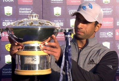 Aaron Rai beats Tommy Fleetwood in play-off to win Scottish Open