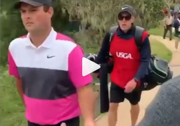 Patrick Reed mugged off by fan