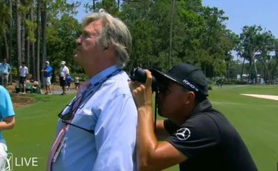 Here's why Rickie Fowler had to break out binoculars at the Players Championship