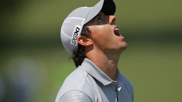 The time Rory McIlroy tried to smash a golf ball, and missed it... TWICE!