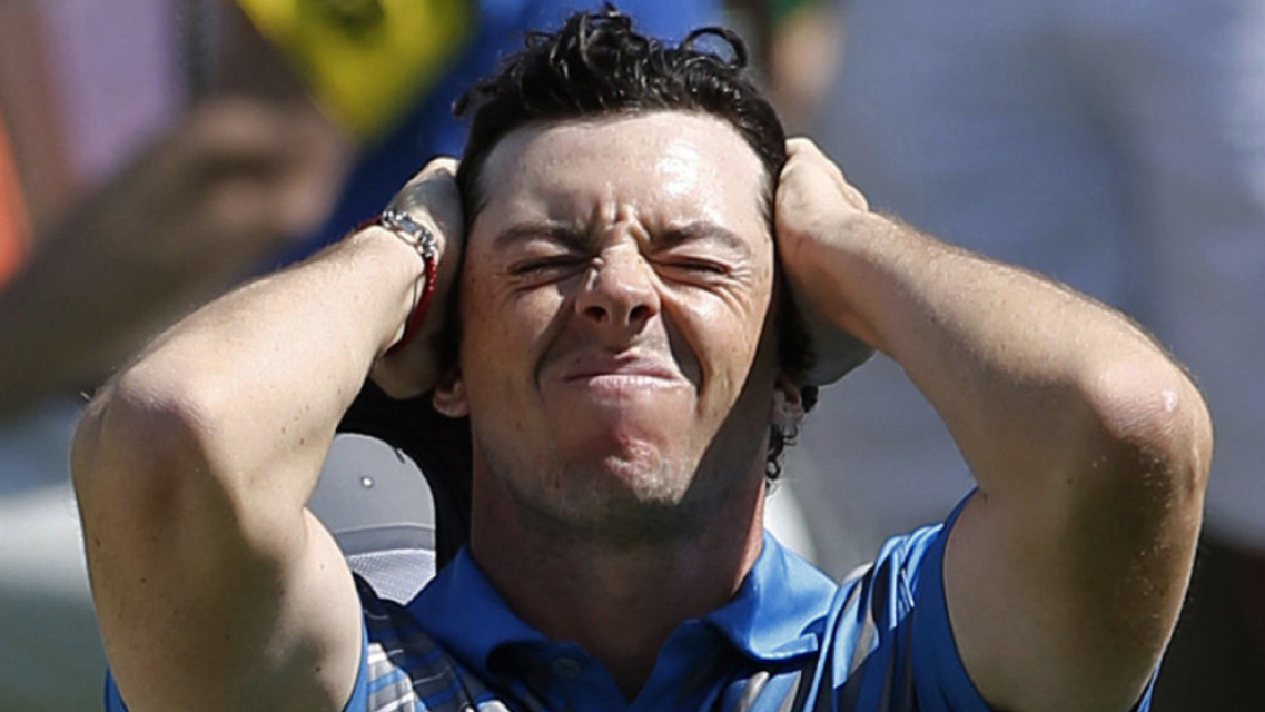 Rory McIlroy drops F-BOMB as Sir Nick Faldo makes funny comment