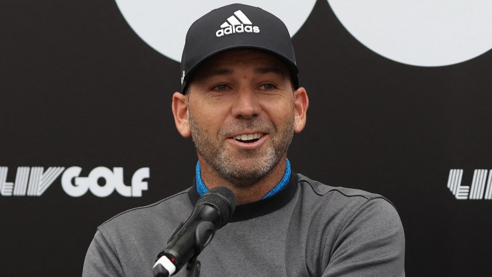 Sergio Garcia smiles when asked about PGA Tour bans: "It doesn't bother me"