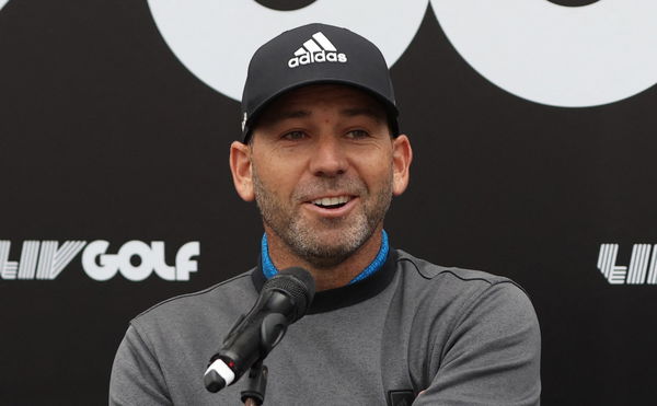 Sergio Garcia smiles when asked about PGA Tour bans: "It doesn't bother me"