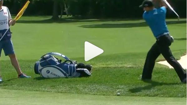 WATCH: Sergio Garcia loses his cool, caddie thinks his life is over!