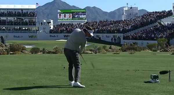 Shank?! PGA Tour pro sends one into the crowd at Phoenix Open's rowdy par-3 16th