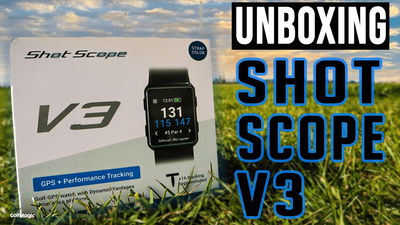 Shot Scope V3 GPS Golf Watch UNBOXING: How to use one of the best watches around