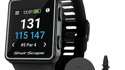 SHOT SCOPE V3 GPS GOLF WATCH AND GAME TRACKER