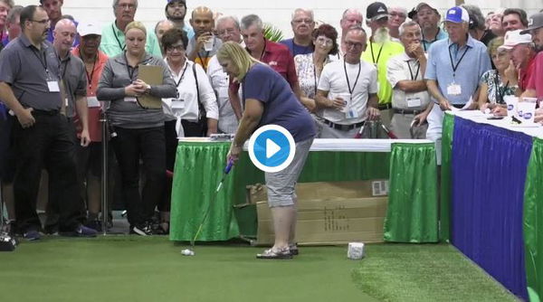 WATCH: Woman wins $25,000 after draining 100ft putt