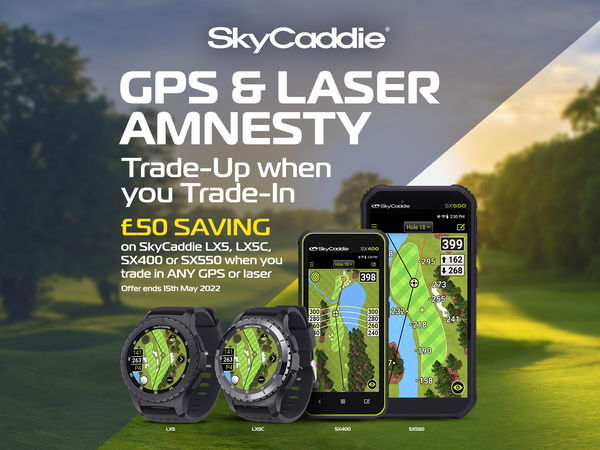 SkyCaddie offers £50 for your old laser or GPS with trade-up promotion