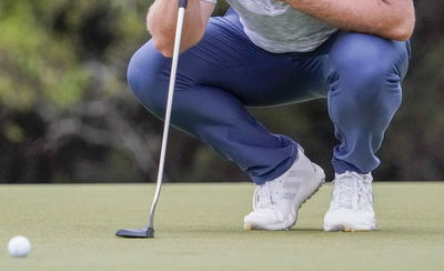 England's Masters favourite SOILED HIMSELF on putting green before tee time!