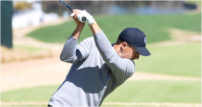 WATCH: Jordan Spieth gets up and down in ridiculous fashion after WILD tee shot